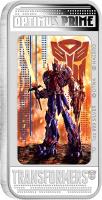 Tuvalu coin 1 Dollar - Elizabeth II - Transformers: Age of Extinction - Optimus Prime (2014) reverse reverse of 1 Dollar - Elizabeth II - Transformers: Age of Extinction - Optimus Prime (2014) coin from Tuvalu. Inscription: OPTIMUS PRIME TRANSFORMERS