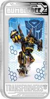 Tuvalu coin 1 Dollar - Elizabeth II - Transformers: Age of Extinction - Bumblebee (2014) reverse reverse of 1 Dollar - Elizabeth II - Transformers: Age of Extinction - Bumblebee (2014) coin from Tuvalu. Inscription: BUMBLEBEE TRANSFORMERS