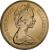 obverse of 10 New Pence - Elizabeth II - 2'nd Portrait (1968 - 1981) coin with KM# 912 from United Kingdom. Inscription: D · G · REG · F · D · 1969 ELIZABETH · II