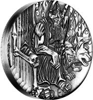 Tuvalu coin 2 Dollars - Elizabeth II - Gods of Olympus: Hades (2014) reverse reverse of 2 Dollars - Elizabeth II - Gods of Olympus: Hades (2014) coin with KM# 265 from Tuvalu. Inscription: HADES