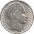 obverse of 10 Francs (1929 - 1939) coin with KM# 878 from France. Inscription: REPUBLIQUE FRANCAISE P.TURIN