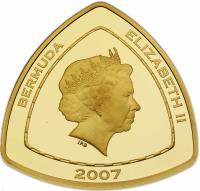 Bermuda coin 90 Dollars - Elizabeth II - Shipwreck: The obverse of 90 Dollars - Elizabeth II - Shipwreck: The
