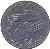 reverse of 1/2 Dinar - FAO (1996 - 2013) coin with KM# 346 from Tunisia. Inscription: البنك المركزي التونسية ELMEKKI نصف · دينار