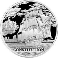 reverse of 1 Rouble - Constitution (2010) coin with KM# 234 from Belarus. Inscription: CONSTITUTION