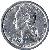 obverse of 1 Franc (1948) coin with KM# 1 from Saint Pierre and Miquelon. Inscription: REPUBLIQUE FRANÇAISE UNION FRANÇAISE<br/>1948<br/>L.BAZOR
