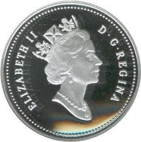 Canada coin 50 Cents - Elizabeth II - Bowling (2000) obverse obverse of 50 Cents - Elizabeth II - Bowling (2000) coin with KM# 394 from Canada. Inscription: ELIZABETH II<br/>D · G · REGINA
