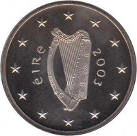 obverse of 5 Euro - 2003 Special Olympics Games (2003) coin with KM# 40 from Ireland. Inscription: éire 2003