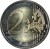 reverse of 2 Euro - 30th Anniversary to European Union flag (2015) coin from Lithuania. Inscription: 2 EURO LL