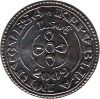 obverse of 1.5 Euro - Portuguese Numismatic Treasure: Morabitino of D. Sancho II (2009) coin with KM# 789 from Portugal. Inscription: REPÚBLICA PORTUGUESA 1,50€ 2009