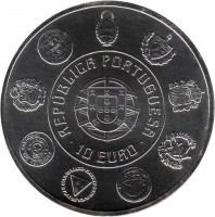 obverse of 10 Euro - Historical Coins: 