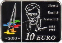 reverse of 10 Euro - Georges Braque: Picture 