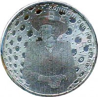 obverse of 5 Euro - Beatrix - 60th Anniversary of Liberation (2005) coin with KM# 254 from Netherlands. Inscription: KONINGIN DER NEDERLANDEN BEATRIX SD