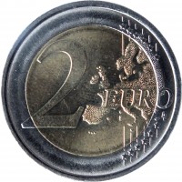 Austria coin 2 Euro - 200 Years of Oesterreichische Nationalbank (2016) reverse reverse of 2 Euro - 200 Years of Oesterreichische Nationalbank (2016) coin with KM# 3248 from Austria. Inscription: 2 EURO LL