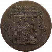 obverse of 5 Pfennig - Gräfrath (Stadt, Rheinprovinz) (1919) coin with F# 168.2 from Germany.