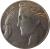 obverse of 20 Centesimi - Vittorio Emanuele III (1908 - 1935) coin with KM# 44 from Italy. Inscription: ITALIA