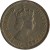 obverse of 25 Cents - Elizabeth II - 1'st Portrait (1955 - 1965) coin with KM# 6 from Eastern Caribbean States. Inscription: QUEEN ELIZABETH THE SECOND
