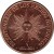 reverse of 50 Pesos Uruguayos - Bicentennial of Uruguayan Independence (2011) coin with KM# 139 from Uruguay. Inscription: BICENTENARIO DE LOS HECHOS HISTORICOS • 1811-2011 •