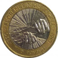 United Kingdom coin 2 Pounds - Elizabeth II - 100th Anniversary of Death of Florence Nightingale - 4'th Portrait (2010) reverse reverse of 2 Pounds - Elizabeth II - 100th Anniversary of Death of Florence Nightingale - 4'th Portrait (2010) coin with KM# 1160 from United Kingdom. Inscription: 1820 - FLORENCE NIGHTINGALE - 1910 TWO POUNDS