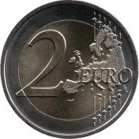 Germany coin 2 Euro - State of Rhineland-Palatinate (2017) reverse reverse of 2 Euro - State of Rhineland-Palatinate (2017) coin with KM# 356 from Germany. Inscription: 2 EURO LL