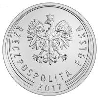 Poland coin 1 Złoty (2017) obverse obverse of 1 Złoty (2017) coin with Y# 974 from Poland. Inscription: RZECZPOSPOLITA POLSKA 2017