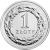 reverse of 1 Złoty (2017) coin with Y# 974 from Poland. Inscription: 1 ZŁOTY