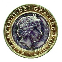 obverse of 2 Pounds - Elizabeth II - 500th Anniversary of the Trinity House - 4'th Portrait (2014) coin with KM# 1313 from United Kingdom. Inscription: ELIZABETH · II · DEI · GRA · REG · FID · DEF · IRB