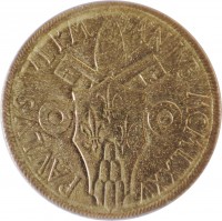 KM# 128 PAVLVS VI P.M. AN.IVB. MCMLXXV.