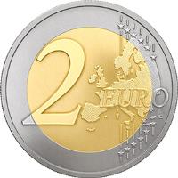 reverse of 2 Euro - Latvian Farming and Countryside (2016) coin with KM# 175 from Latvia. Inscription: 2 EURO LL