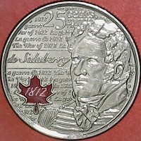 25 cents. de Salaberry. 1812.