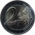 reverse of 2 Euro - Estonia’s Road to Independence (2017) coin from Estonia. Inscription: 2 EURO LL
