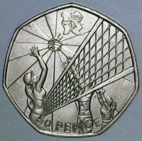 london. 50 PENCE.