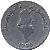 obverse of 1/2 Dinar - FAO (1988 - 1990) coin with KM# 318 from Tunisia. Inscription: الجمهورية التونسية 1988