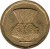 obverse of 5 Piastres (1992) coin with KM# 731 from Egypt.