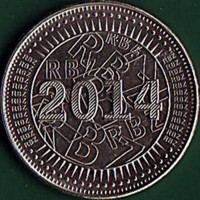Zimbabwe coin 25 Cents (2014) obverse obverse of 25 Cents (2014) coin with KM# 19 from Zimbabwe. Inscription: 2014 RBZ