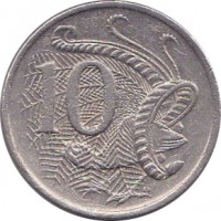 Australia coin 10 Cents - Elizabeth II (1985 - 1998) reverse reverse of 10 Cents - Elizabeth II (1985 - 1998) coin with KM# 81 from Australia. Inscription: 10 SD