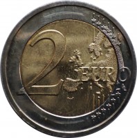 Lithuania coin 2 Euro - Lithuanian Ethnographic Regions: Samogitia (2019) reverse reverse of 2 Euro - Lithuanian Ethnographic Regions: Samogitia (2019) coin from Lithuania. Inscription: 2 EURO LL