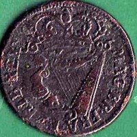 Ireland coin 1/2 Penny - William III (1696) reverse reverse of 1/2 Penny - William III (1696) coin from Ireland.