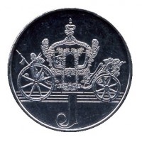 United Kingdom coin 10 Pence - Elizabeth II - Letter J - Jubilee - 5'th Portrait (2018 - 2019) reverse reverse of 10 Pence - Elizabeth II - Letter J - Jubilee - 5'th Portrait (2018 - 2019) coin from United Kingdom. Inscription: J