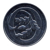 United Kingdom coin 10 Pence - Elizabeth II - Letter O - Oak Tree - 5'th Portrait (2018 - 2019) reverse reverse of 10 Pence - Elizabeth II - Letter O - Oak Tree - 5'th Portrait (2018 - 2019) coin from United Kingdom. Inscription: O