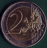 reverse of 2 Euros - Paphos - 2017 European Capital of Culture (2017) coin from Cyprus. Inscription: 2 EURO LL