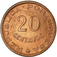 REPÚBLICA · PORTUGUESA20CENTAVOS.