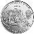 reverse of 200 Korún - Bardejov (2004) coin with KM# 76 from Slovakia. Inscription: SVETOVÉ DEDIČSTVO UNESCO 2004 BARDEJOV