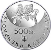 Slovakia coin 500 Korún - Slovensky Kras National Park (2005) obverse obverse of 500 Korún - Slovensky Kras National Park (2005) coin with KM# 85 from Slovakia. Inscription: SLOVENSKÁ REPUBLIKA 500 Sk