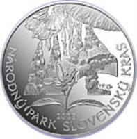 Slovakia coin 500 Korún - Slovensky Kras National Park (2005) reverse reverse of 500 Korún - Slovensky Kras National Park (2005) coin with KM# 85 from Slovakia. Inscription: 2005 NÁRODNÝ PARK SLOVENSKÁ KRAS