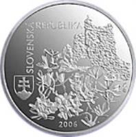 Slovakia coin 500 Korún - Muránska planina National Park (2006) obverse obverse of 500 Korún - Muránska planina National Park (2006) coin with KM# 84 from Slovakia. Inscription: SLOVENSKÁ REPUBLIKA 2006