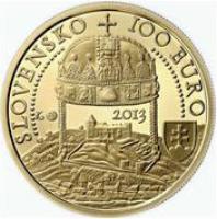 Slovakia coin 100 Euro - Maximilian (2013) obverse obverse of 100 Euro - Maximilian (2013) coin with KM# 132 from Slovakia. Inscription: SLOVENSKO 100 EURO 2013