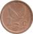 reverse of 2 Cents - SUID-AFRIKA - SOUTH AFRICA (1990 - 1995) coin with KM# 133 from South Africa. Inscription: 2c ALS