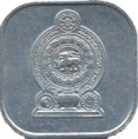 Sri Lanka coin 5 Cents (1978 - 1991) obverse obverse of 5 Cents (1978 - 1991) coin with KM# 139a from Sri Lanka.