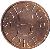 reverse of 5 Öre - Carl XVI Gustaf (1981 - 1984) coin with KM# 849a from Sweden. Inscription: SVERIGE 5 ÖRE U
