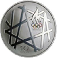 Estonia coin 10 Krooni - 2008 Summer Olympics in Bejing (2008) obverse obverse of 10 Krooni - 2008 Summer Olympics in Bejing (2008) coin with KM# 48 from Estonia.